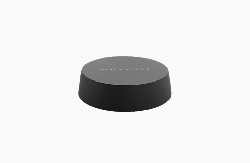 Bang & Olufsen wireless smart home speaker with flat, minimalist profile